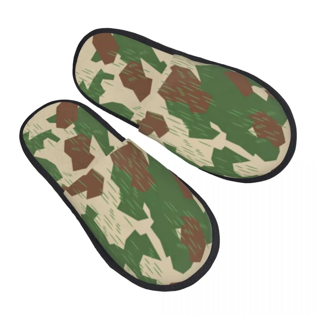 

German Inspired Camo Comfort Scuff With Memory Foam Slippers Women Camouflage Bedroom House Shoes
