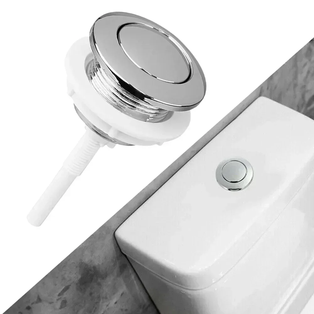 Universal 38mm Bathroom Toilet Push Button Single Flush Button Toilet Water Tank Button For Toilet Seat In Home/bathrooms/ Hotel