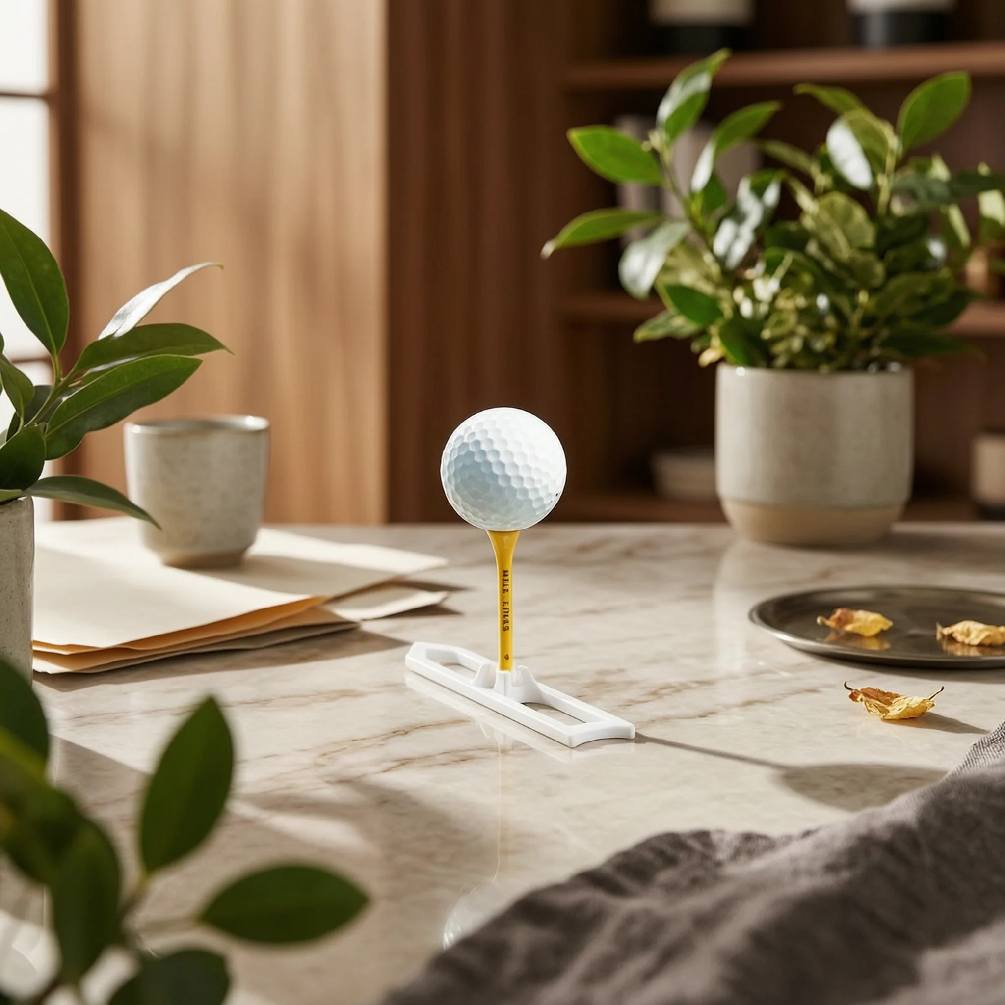 

Alignment Golf Tee Beginner Friendly Anti-Loss Golf Tee Sports Gear Easy to Use Quick Setup for Driving Range, Putting Green