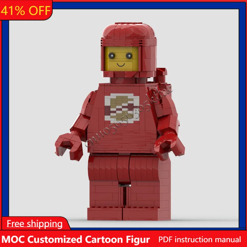 NEUER Weltraumfilm MOC Anpassen Modulare klassische Raumfahrerfiguren Modell DIY kreative Ideen Kinderspielzeug Montage Puzzle Geburtstagsgeschenk