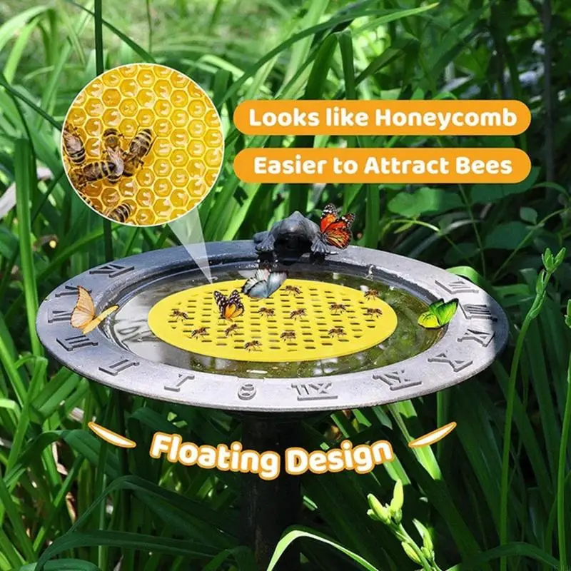 2025 Novas abelhas regar as almofadas flutuantes 7,87 polegadas anti -deform 4pcs ajustadas para varandas