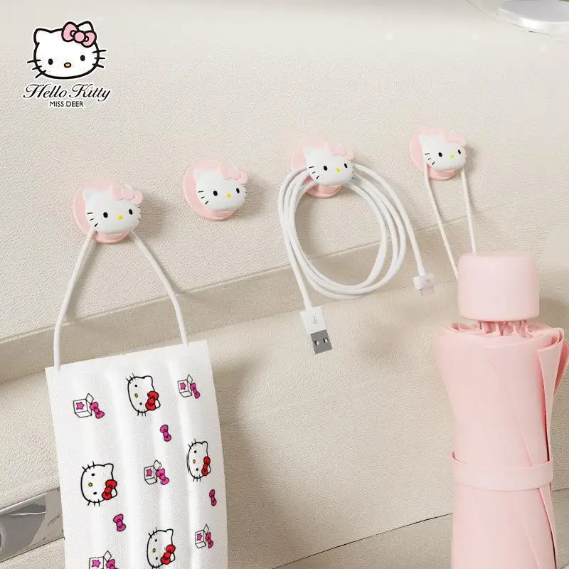 Hello Kitty car storage hook chair back seat front seat household umbrella storage Sanrio cartoon car accessories gift