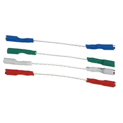 4Pcs 7N Silver Plated Leads Wires Header Wire Cable 40mm For 1.2-1.3mm Pins Turntable Phono Cartridge Headshell Accessories