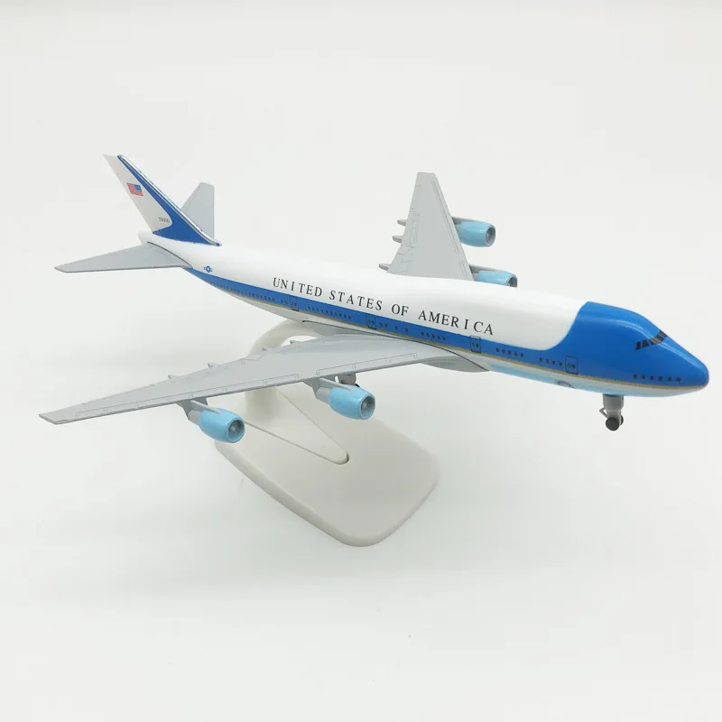 roba cool giocattolo auto regalo divertente-stile caldo 20 cm lega Air Force 1 B747-400 modello di aereo, ornamento di raccolta, giocattoli kawaii per ragazzi