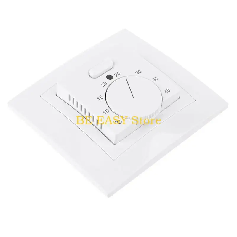 Termostato meccanico regolabile E28F per riscaldamento a pavimento/elettrico 16A 220 ~ 240V