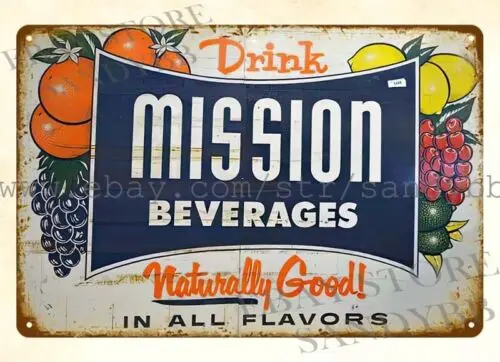 Beverage soda pop beverage drink metal tin sign mechanics garage ideas