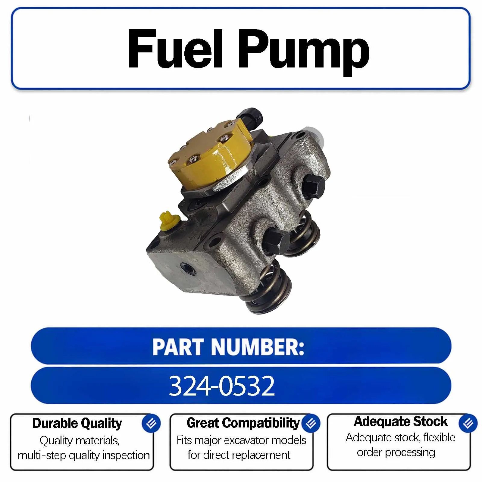 Fuel Injection Pump Head 317-8021 For Caterpillar CAT 320D GC 323D C6.4