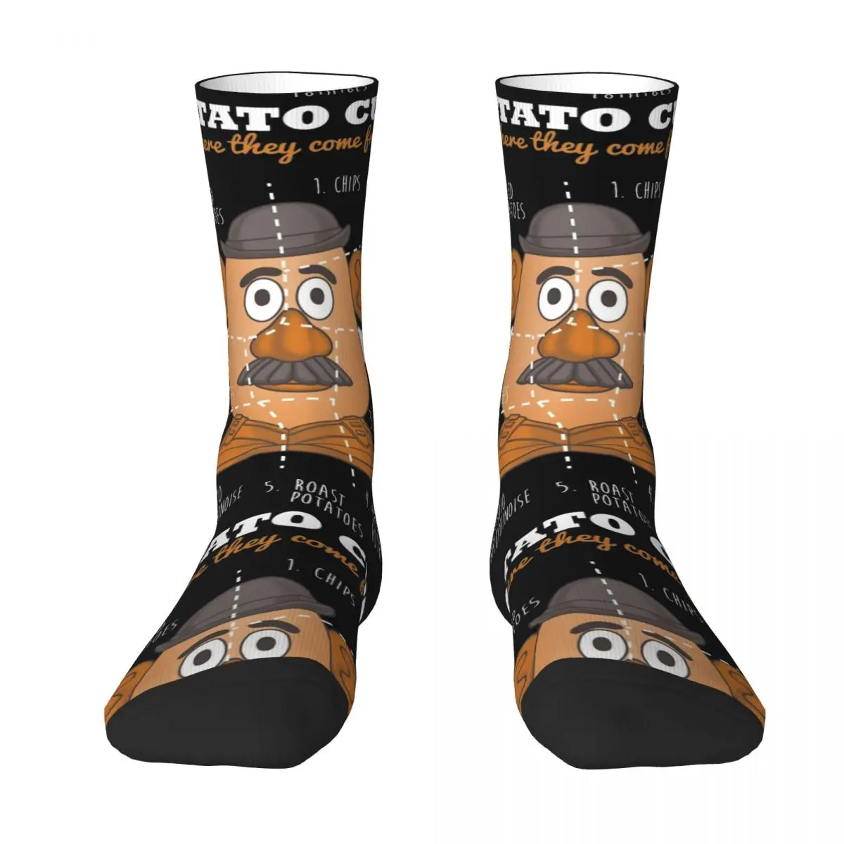 

Autumn Winter Hip-hop Women Men Potato Cuts Toy Story Cartoon Socks Non-slip Crew Socks