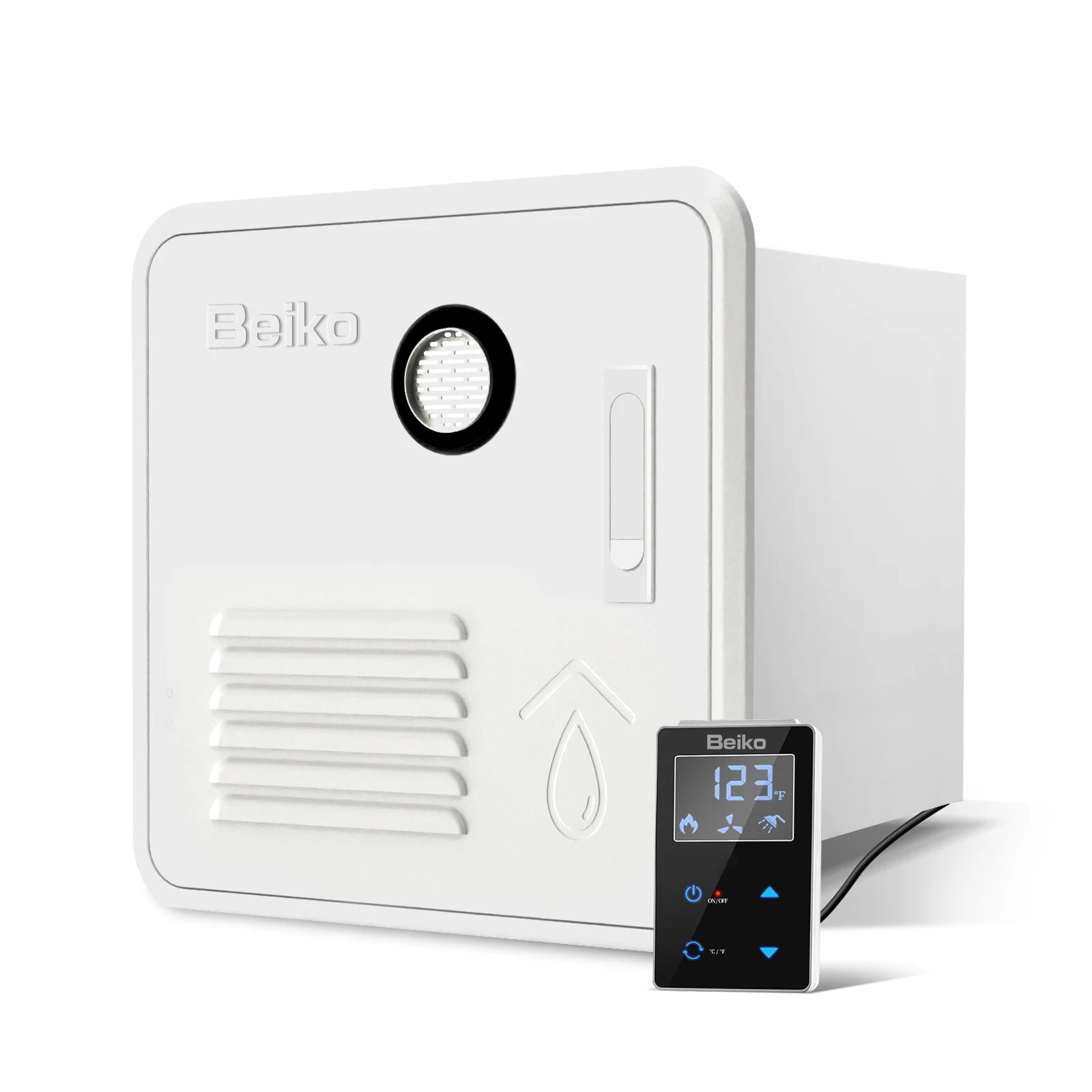 12 فولت 8L تيار مستمر قوافل التخييم RV LPG سخان مياه يعمل بالغاز 2.4GPM 56000BTU للاستحمام #1