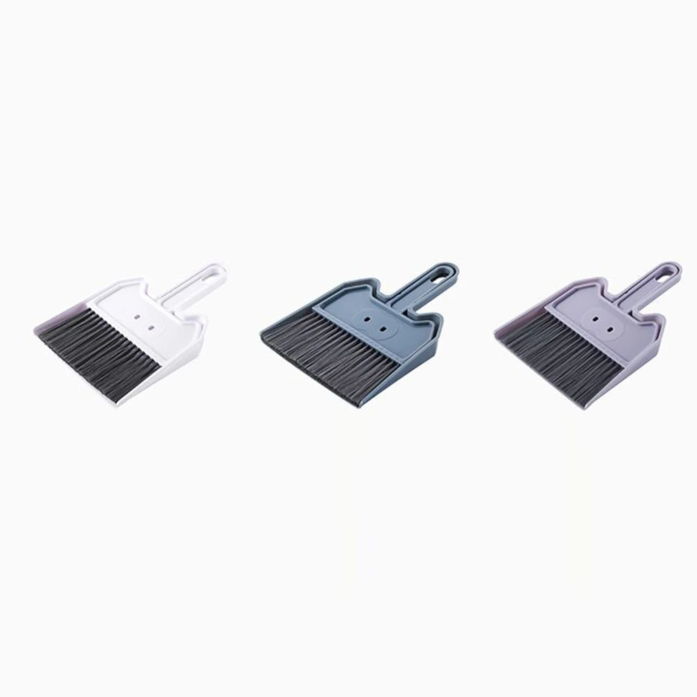

Keyboard Cleaning Brush Set Mini Broom Dustpan Desktop Child Cleaner Tools Plastic Efficient Dust Remover for Narrow Spaces