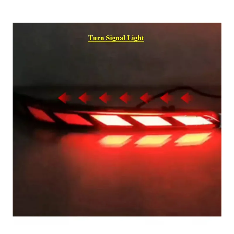 

1 Set Car LED Rear Bumper Reflector Lights For Changan Uni-T 2020-2024 Turn Signal Brake Tail Lights Auto Accessory-A28K