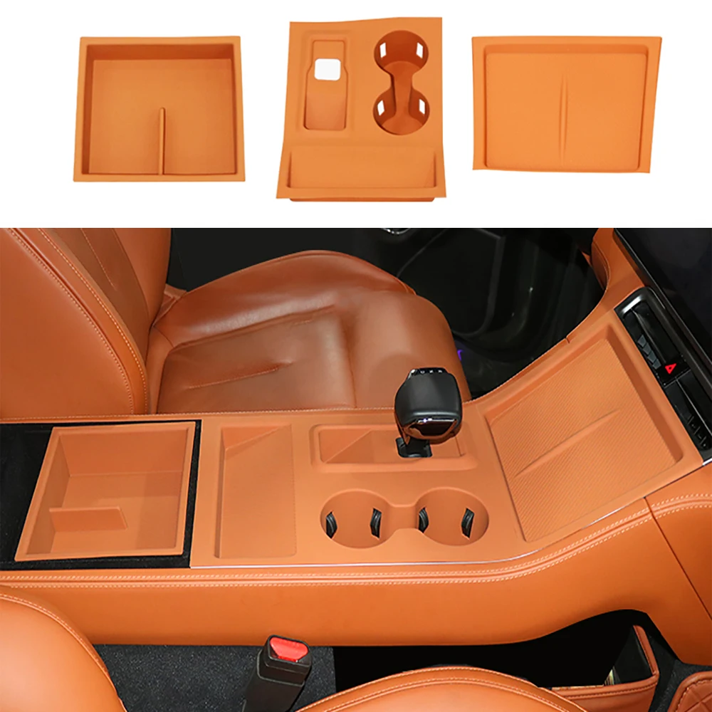 

Wireless Charging Silicone Pad Central Control Water Cup Anti Slip Pad Car Dustproof Pad Fit For BAIC JISHI Polestone 01 Rox 01