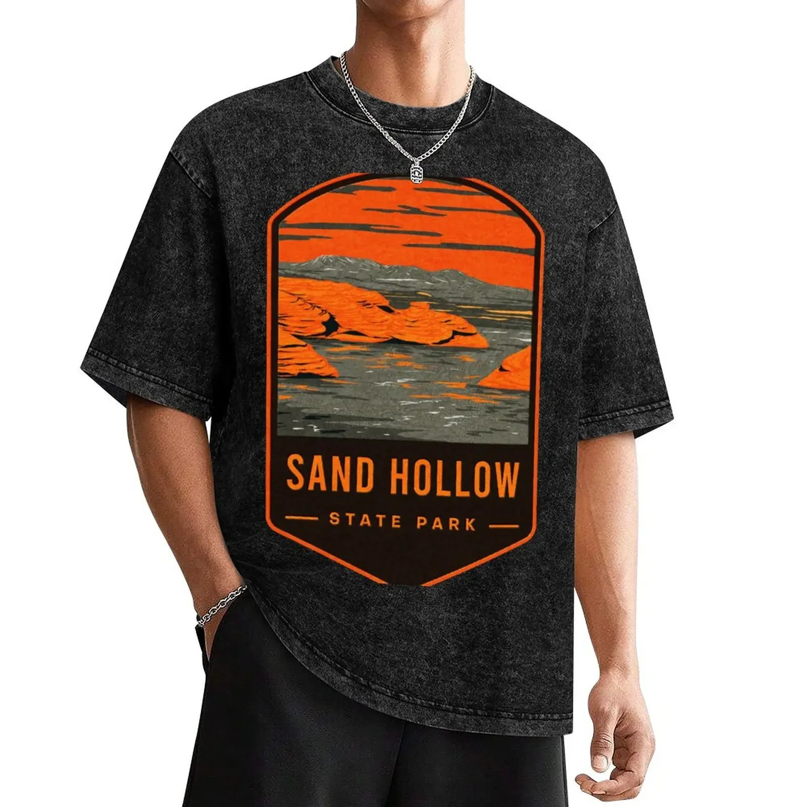 

Sand Hollow State Park T-Shirt blue archive new edition compression shirt men