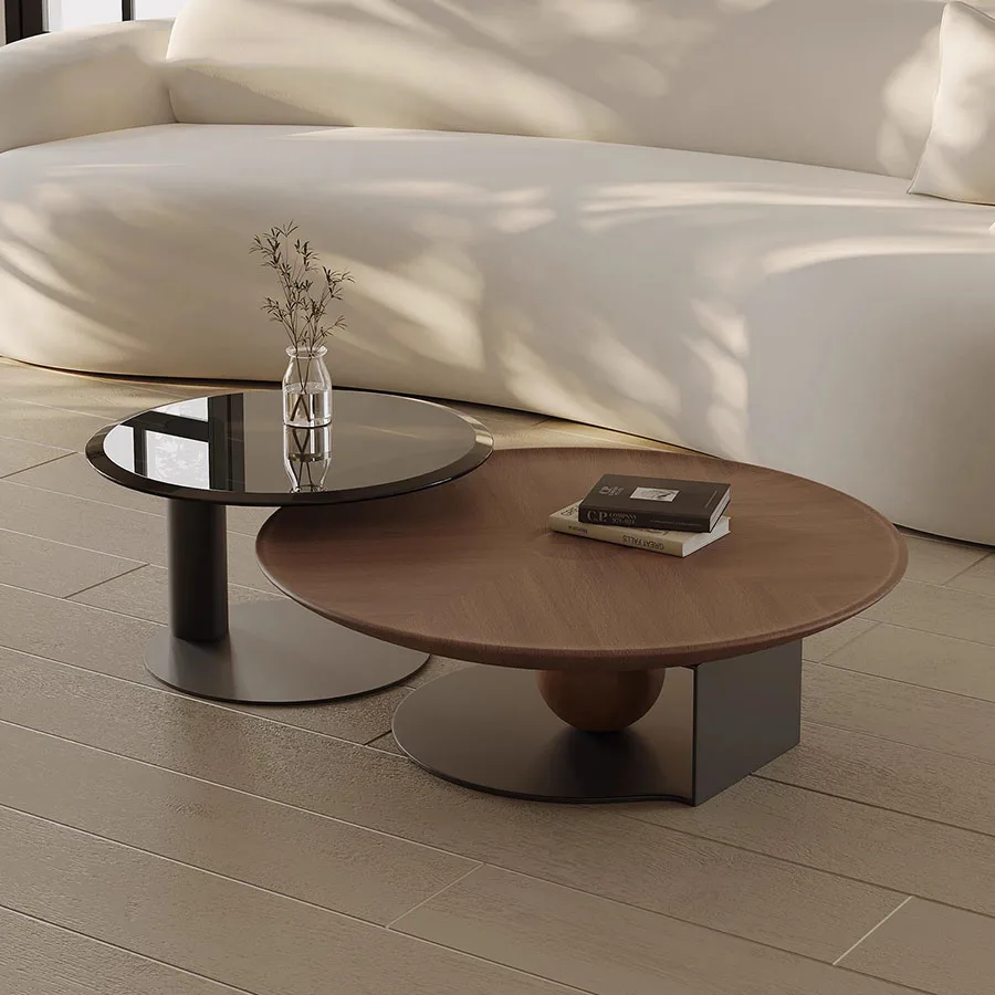 

Home Coffee Table Modern Living Room Sofa Unique Coffee Table Corner Korean Nordic Elipse Topper Portable Luxury Sehpa Furniture