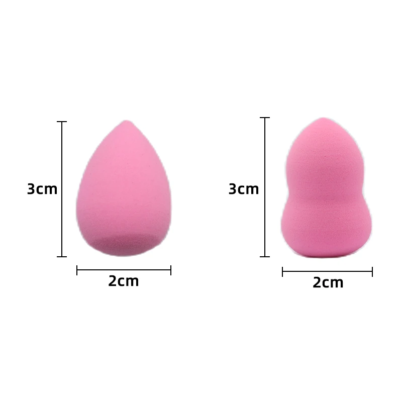 6PC Mini Size Finger Puff Set Makeup Sponge Concealer Foundation Detail Puff Professional Cosmetic Cushion Puff Makeup Tool