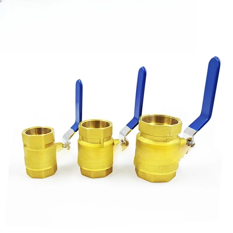 DN15/DN20/DN25/DN32/DN40/DN50 Manual Operated Brass Ball Valve Flange Connects Lead-Free Water Fittings