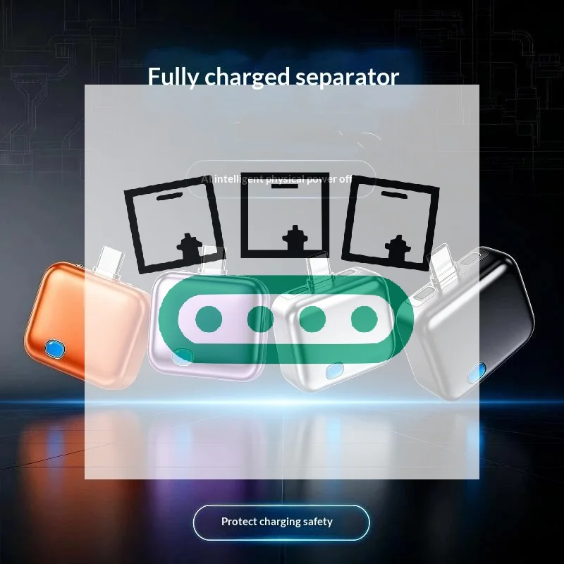 Intelligence 140W Full Charge Auto-Disconnect Charging Adapter Fast Charge Safety Separator Automatically for Type-C Devices