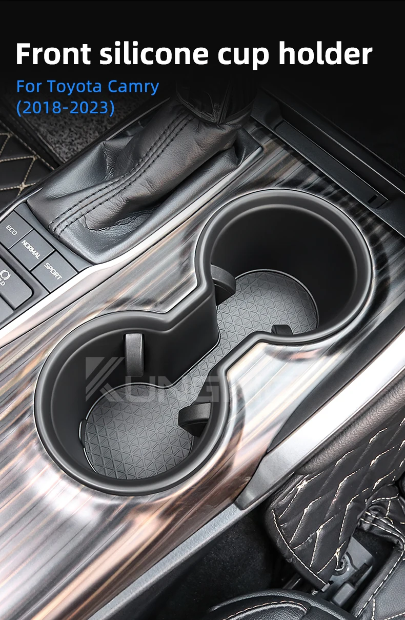 Für Toyota Camry 2018 2019 2020 2021 2022 2023 Wasserbecherhalter Zentrale Steuerung Getränkehalter Wasserbecherschale Autozubehör – Detail 1