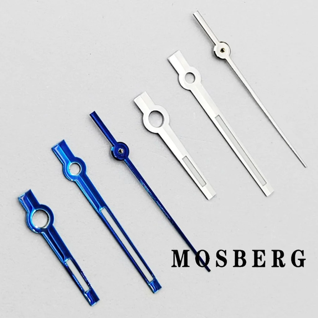 8285 ساعة يد خضراء مضيئة فضية/أسود/أزرق تناسب ميوتا 8285 أجزاء الحركة الأوتوماتيكية