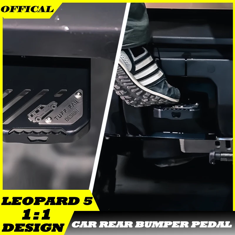 Auto Multi-function Trailer Bar Pedal Fit for BYD Leopard 5 High Quality Modified Car Rear Bumper Pedal Exterior Upgrade Parts
