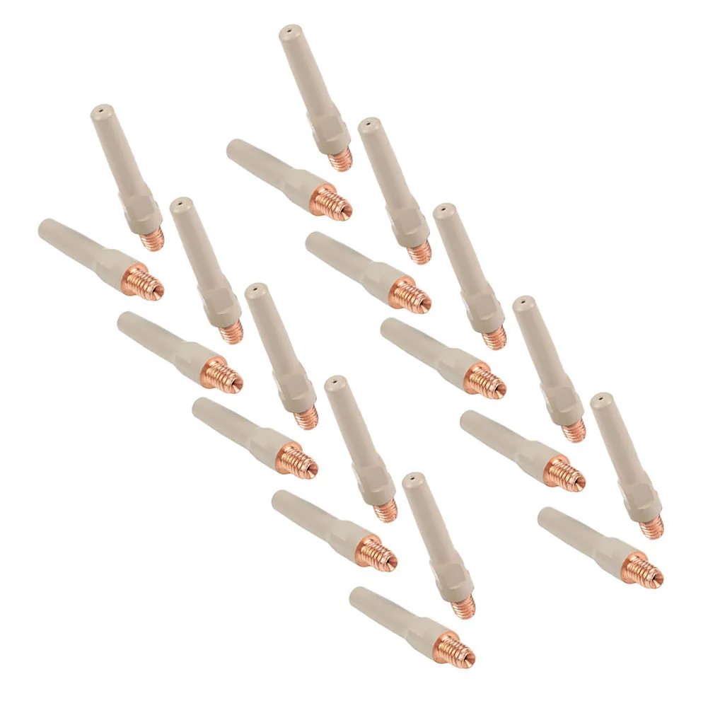 

Сменные сварочные насадки (20 шт.) с антипригарным покрытием для горелки 15AK, длина 45 мм, отверстие 1,2 мм для снижения случаев повторного воспламенения