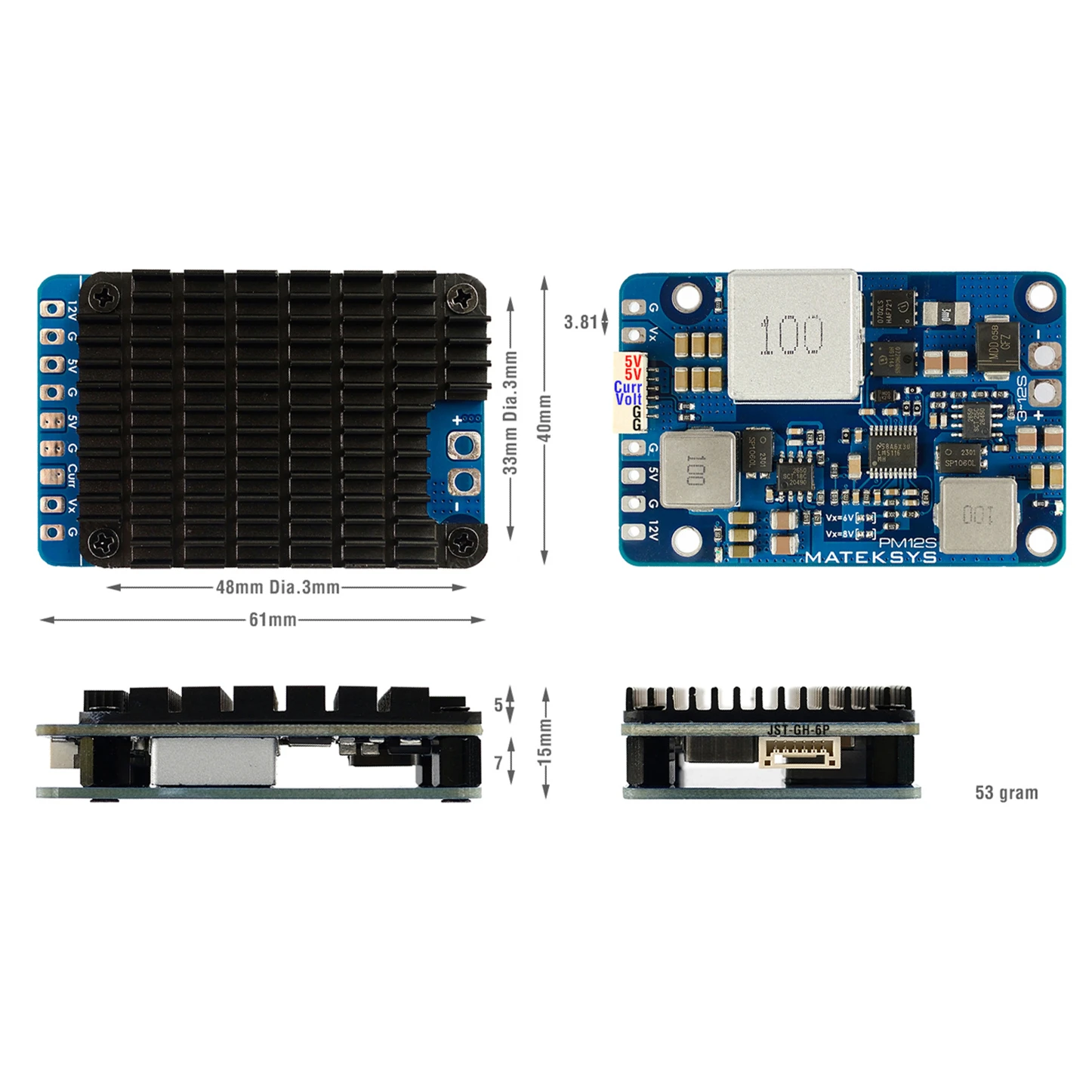 Matek System Mateksys POWER MODULE PM12S-3