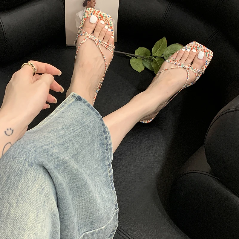 Summer Beach Flip Flop Women's Flats Slippers Comfort Slip On Slides Casual Dress Street Style Shoes image 5