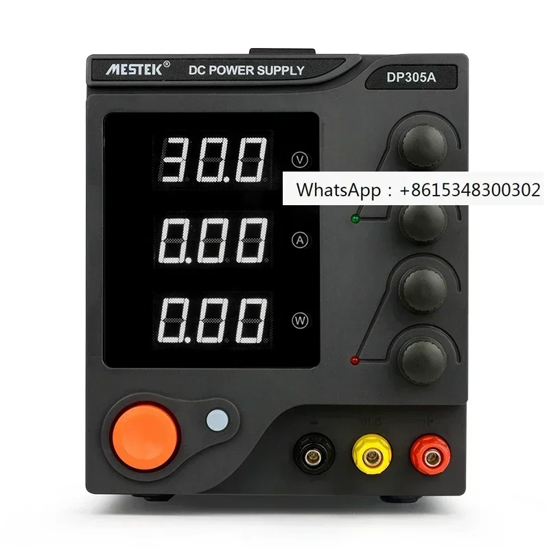 

DP305A 30V 5A Adjustable DC Power Supply 3-Digit Display Laboratory Power Supply Voltage Mini Regulator Source Power Supply