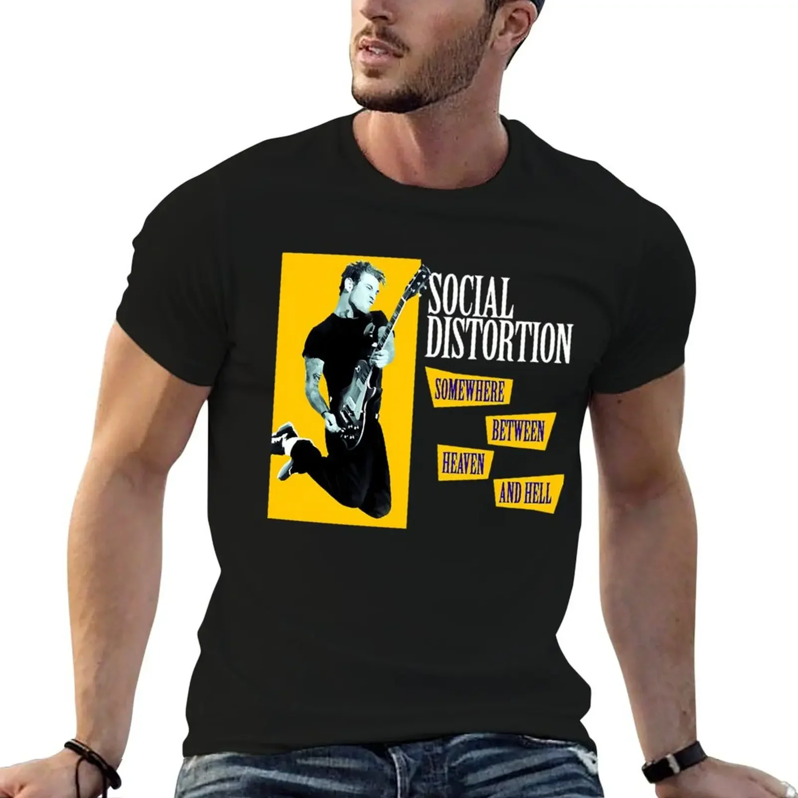 

somewhere between heaven and hell T-Shirt clothes essential t shirt clothes for men