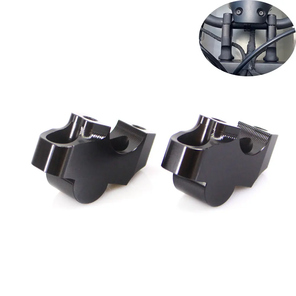 25MM Handlebar Riser Clamp For Honda Rebel CM CMX 300 500 1100 2017-2023 Motorcycle Handle Raised Bracket Accessory