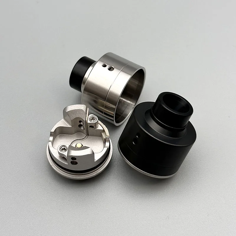 vape Haku venna v2 rda 22mm 316ss Single Coil Atomizer PC airflow intake adjustable Rebuildable Vape Vaporizer Tank