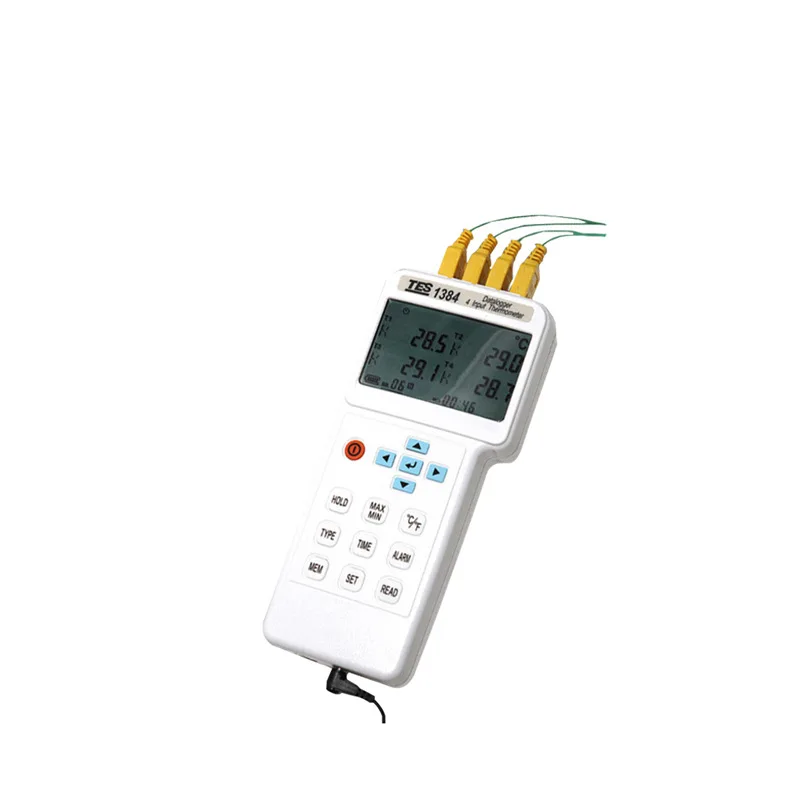 

TES-1384 Memory Four Channel Thermometer Four Independent Channel Thermometers