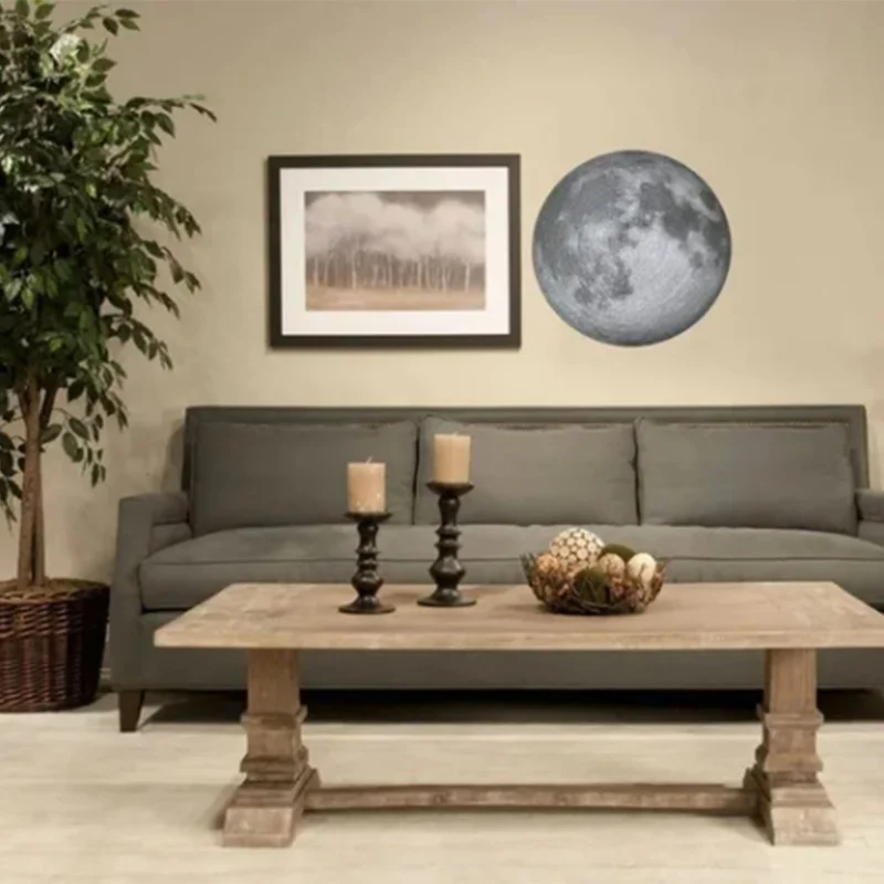 Puzzle da 1000 pezzi a forma rotonda che migliorano la coordinazione con motivo lunare per adulti