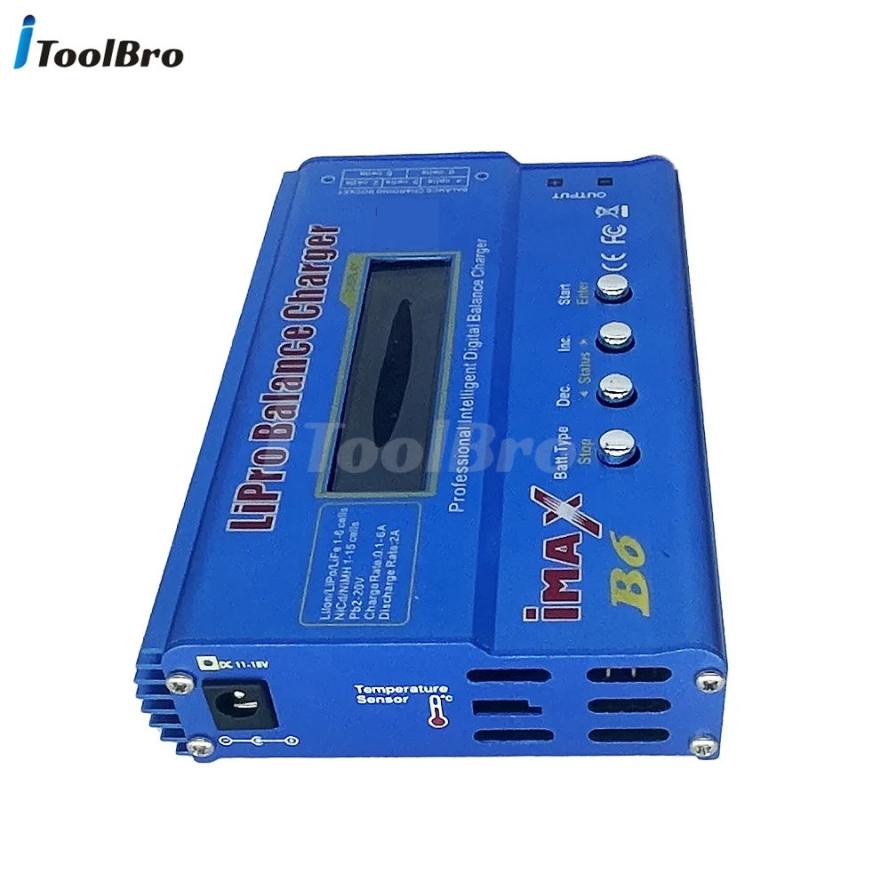 x B6  80W B6AC Li-ion Battery Charger  Battery Power Bank Balancer Charge Discharger LCD Digital Display ﻿