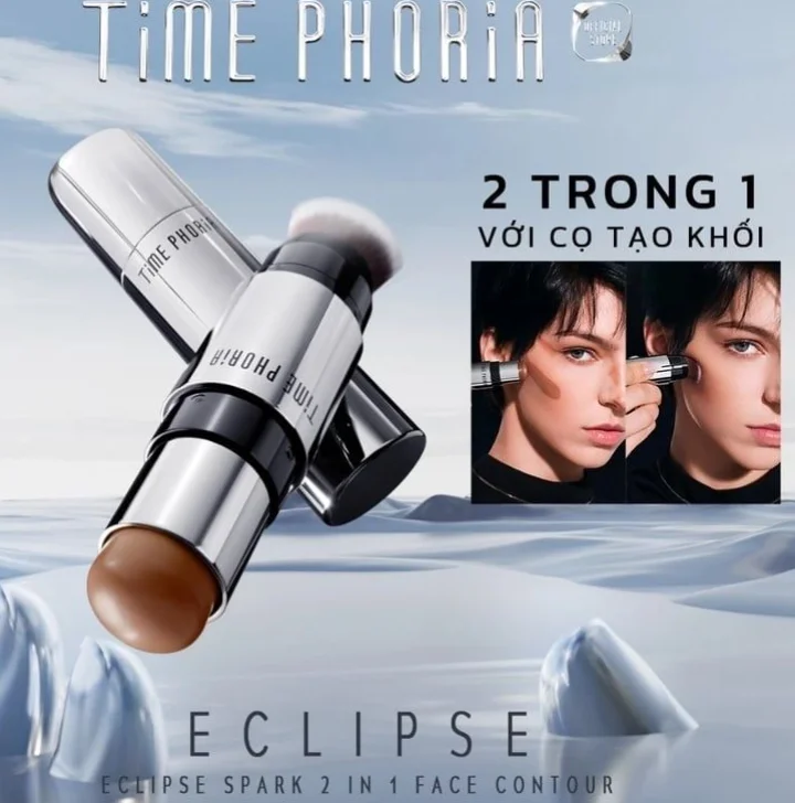 Brand 3D Retouching Contour Natural Lasting Repair Concealer Stick TimePhoria Eclipse Spark 2 In 1 Face Contour 01LUNAR 02UMBRA