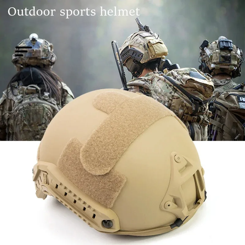 

Легкий шлем FAST из АБС-пластика с регулируемой подвеской и циферблатом для езды на велосипеде, страйкбола, тактической подготовки