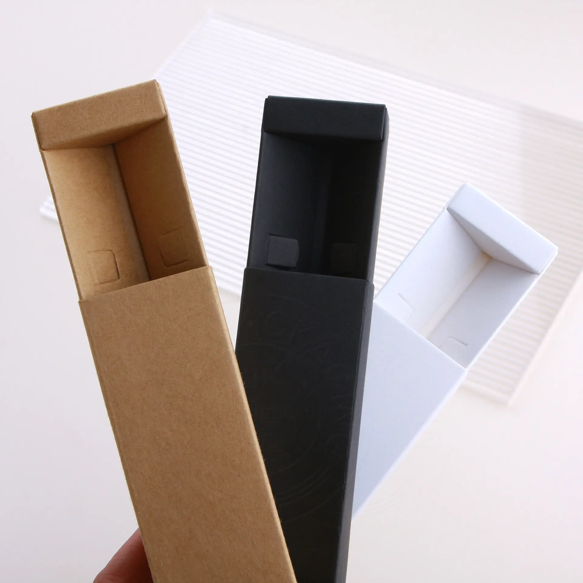 20pcs Slide Drawer Paper Box for 10ml Perfume Bottle, Empty Perfume Packaging Box Fit 17x78mm Fragrance Spray Bottle