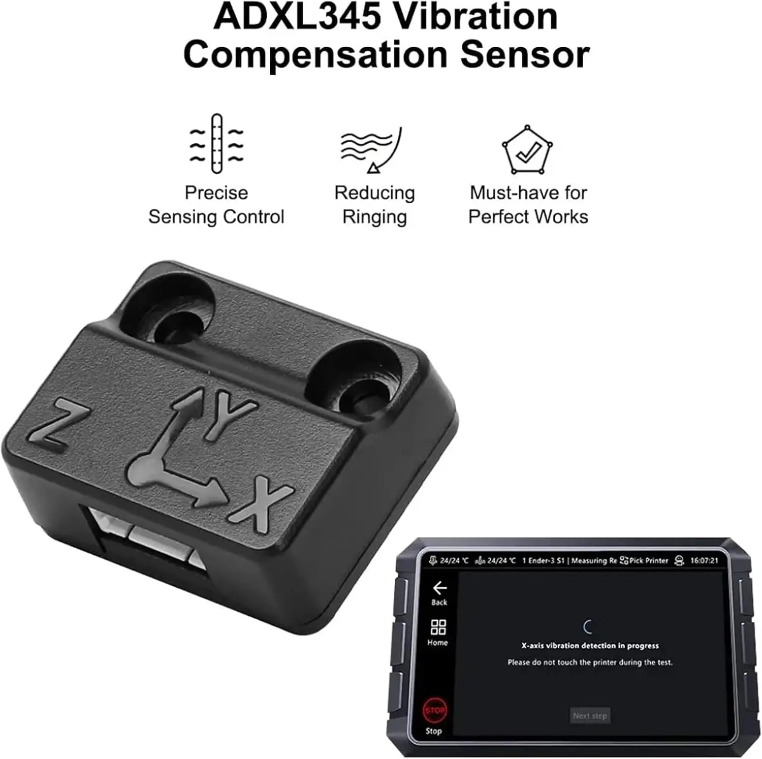 Creality Official Ender-3 V3 KE G-Sensor ADXL345 Vibration Compensation Sensor XYZ Axis Reducing Ringing 3D Printer Accessories