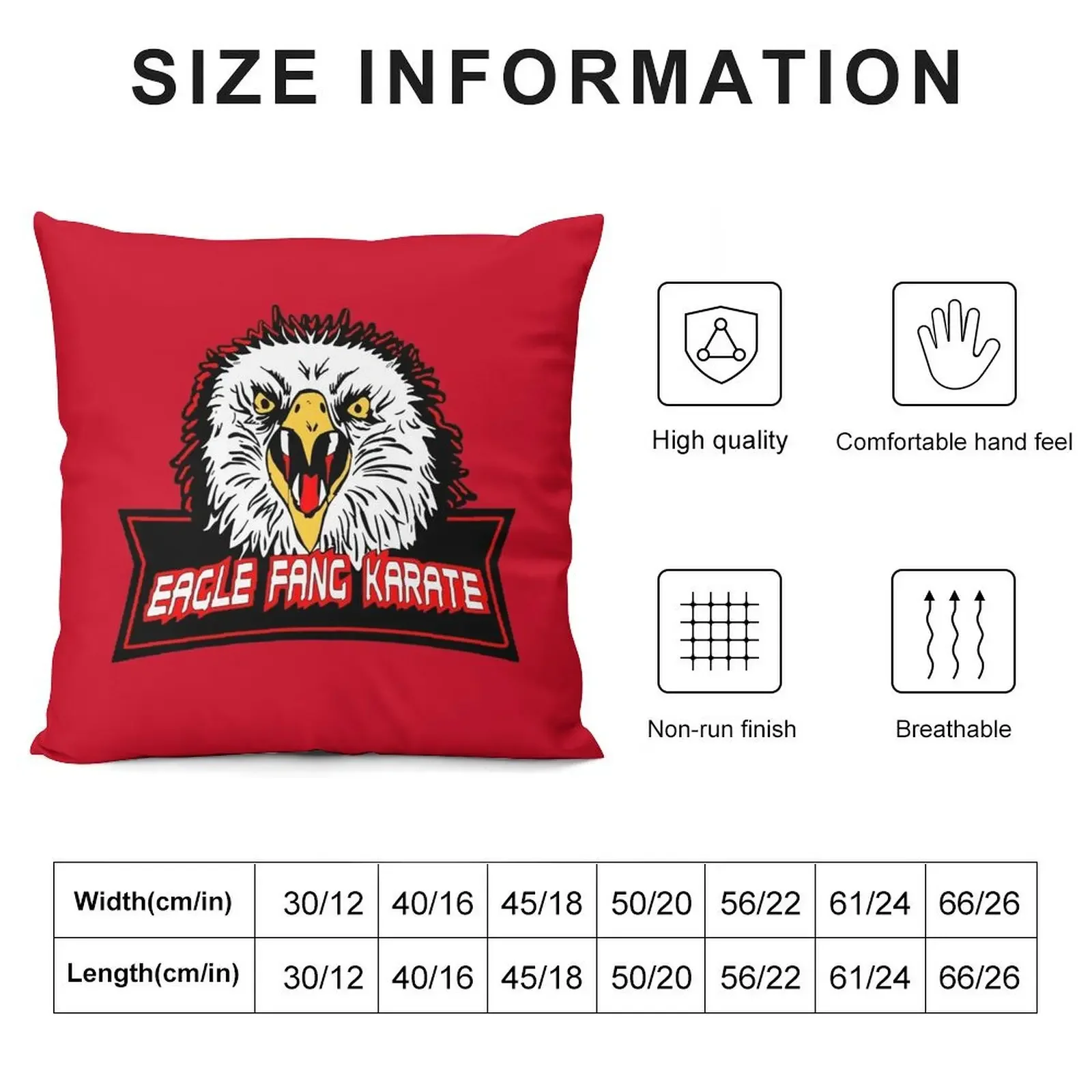 Eagle Fang Karate Throw Pillow Sitting Cushion Decorative pillow case Decorative Sofa Cushion pillow