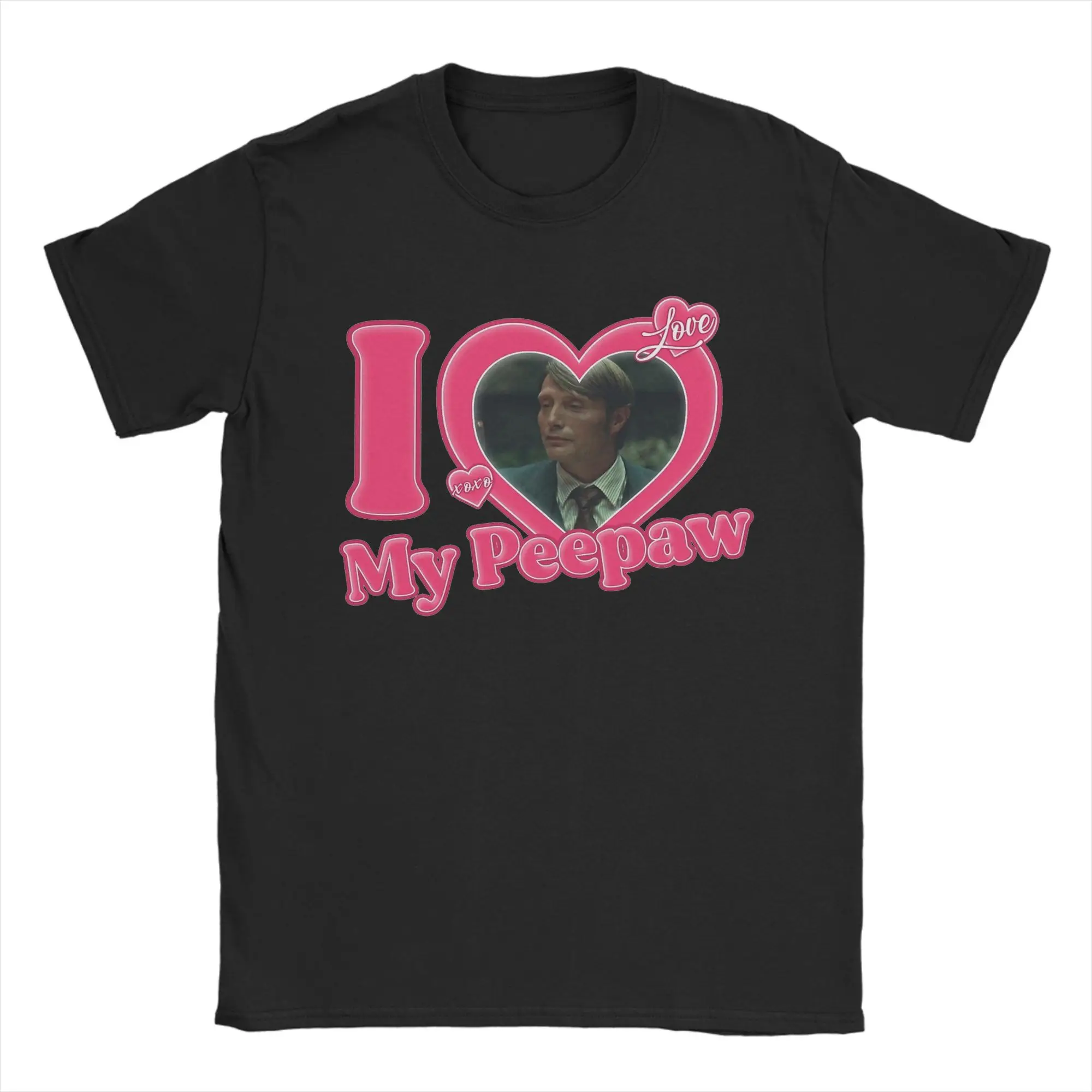 

Casual I love my peepaw mads mikkelsen T-Shirts Men Crewneck Cotton T Shirt Short Sleeve Tee Shirt Big Size Clothing