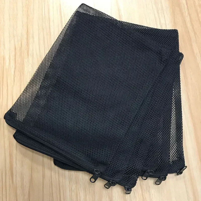 10Pcs Filter Net Bag Mesh Bag Acquarium Pond For Bio Ball Carbon Media Ammonia Aquarium Fish Tank Isolation Bag White Black view 2