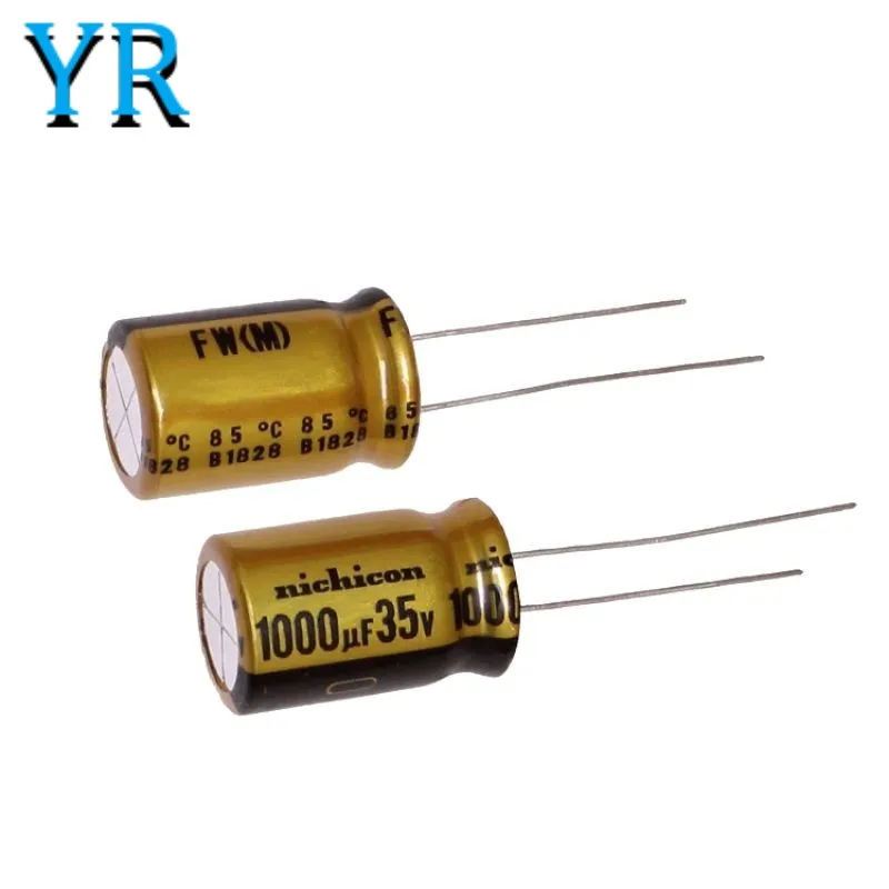 NICHICON FW Series Electrolytic Capacitor 6.3V 16V 25V 35V 50V 63V 100V HiFi Audio Capacitor 22 47 100UF 220 330 470 1000 2200UF