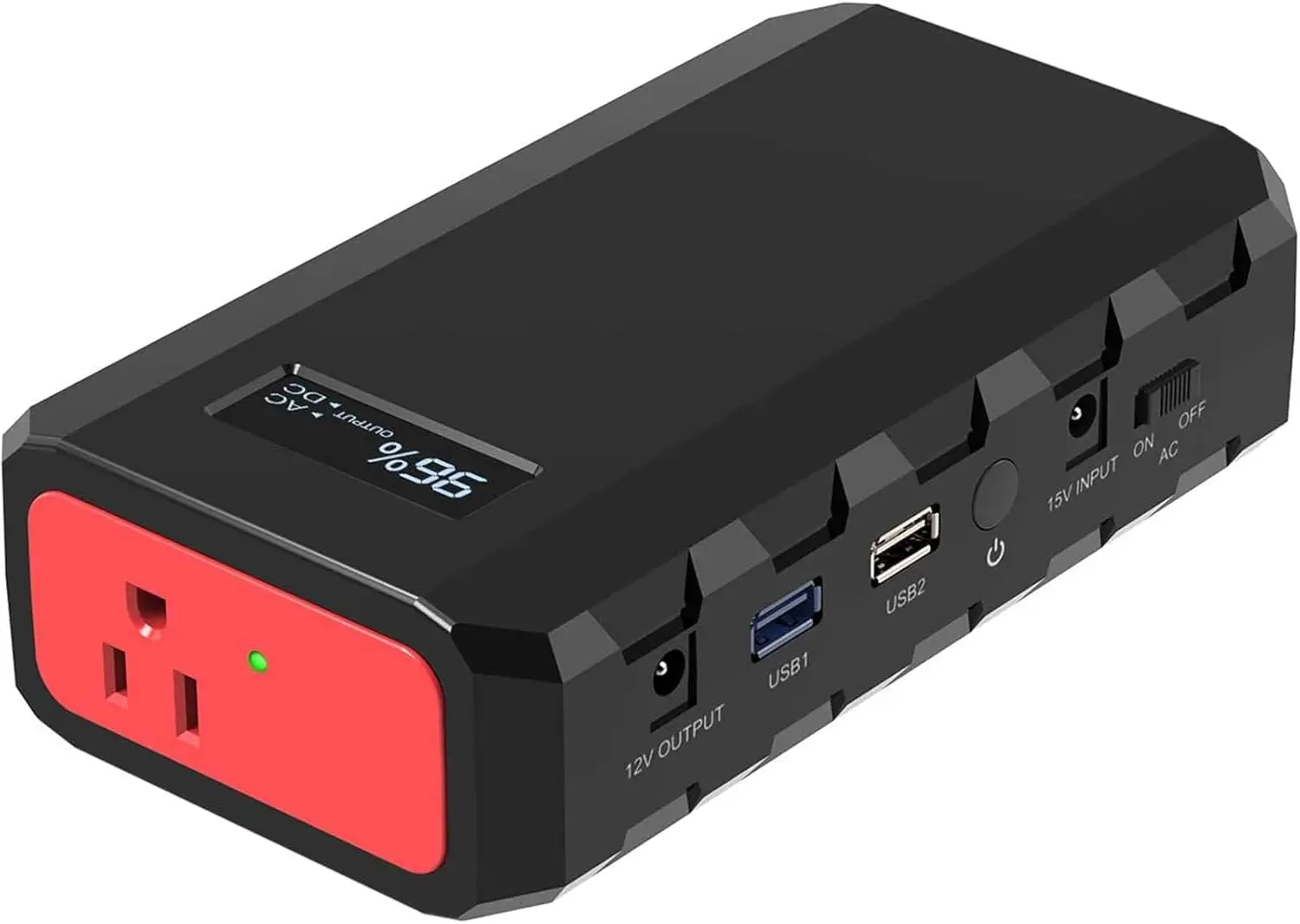 

24000mAh Portable Power Bank with AC Outlet, 88.8Wh Laptop Charger for Travel & Emergency