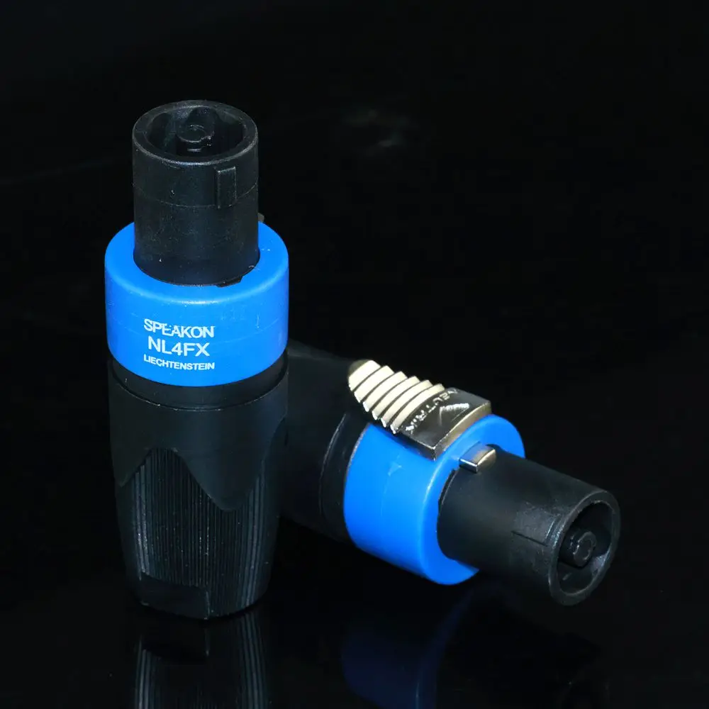 Swiss NEUTRIK NL4FX Four Core Professional Audio Connector 4Pin NL4FX Speaker Plug  Stage Performance Speaker Terminal Plug
