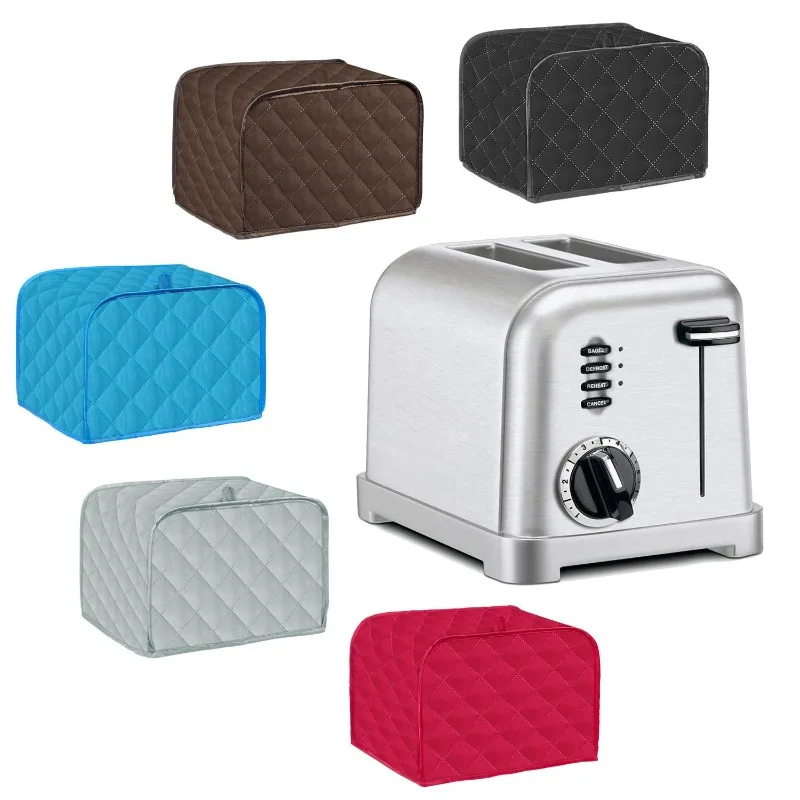 Waterproof 2 Slice Toaster Cover Dustproof Protector for 4 Slice Bread Toaster Kitchen Appliance