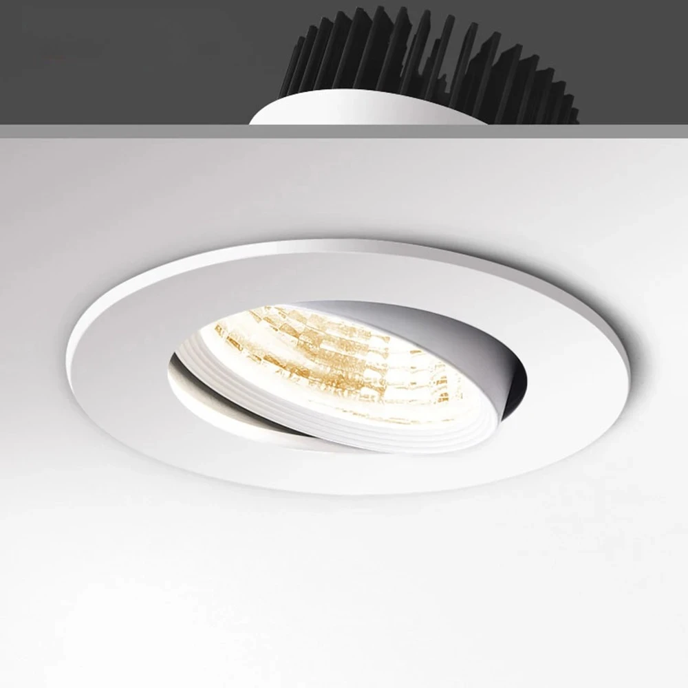 Super Bright Epistar COB LED Recessed Downlight 5W 9W 12W Warm White/Natural White/Cold White LED Ceiling Spot Light AC220V