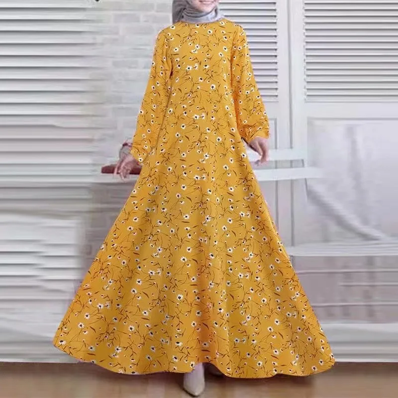 

Мусульманское модное летнее платье с острым носком, Новое поступление, Дубай, большие размеры, Абая, женский халат, ретро, свободное длинное платье с длинными рукавами, Абая