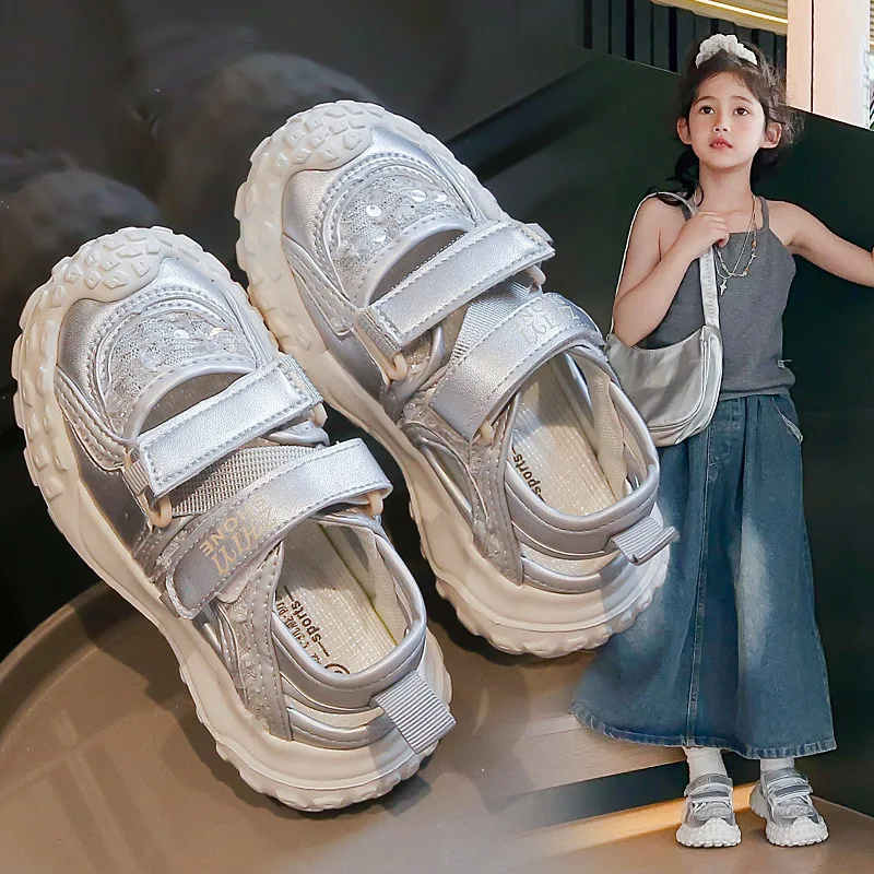 

2025 New Girls' Sports Simple, Multi-purpose, Lightweight, Anti-slip, Thick-soled and Comfortable Boys' Casual Shoes