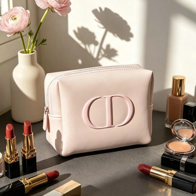 Beauty Makeup Dior - Dior bag Premium Fabric Pink Cosmetic