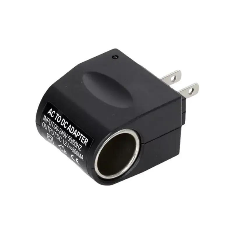 AC220V To DC12V Auto Accessories Converter EU US Plug Cigarettes Adapter